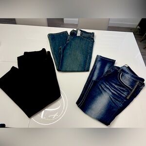 3 Men's Jeans In very good condition two color blue and 1 color berghandy.38x30.